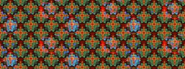 Hediye ambalaj kağıdı, tebrik kartları, posterler ve pankart tasarımı. Renkli çiçekler. Raster düz çiçek çizim deseni.