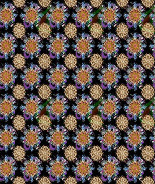 Şekil verilmiş çiçeklerle eskiz deseni. Çiçek deseni duvar kağıdı, desen dolguları ve web sayfası arka planı için kullanılabilir. Süslü zentangle çizim dokusu, soyut çiçeklerle süslenmiş..