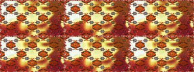 Renkli Bahar Temalı Kusursuz Arkaplan. Çiçek deseni. Raster kusursuz. Güzel kumaş deseni. Düz Çiçek Elementleri Tasarımı.