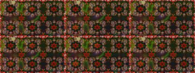 Kusursuz Vintage Çiçek Deseni. Raster Kalça dokusu deseni.