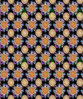 Davetiye ve kartpostal tasarımı için dekoratif çiçek unsurları. Poster ya da kapak için arka plan. Tekstil için figür. Yapraklı çizim şekli. Sevimli zarif çiçekler Raster illüstrasyonu.