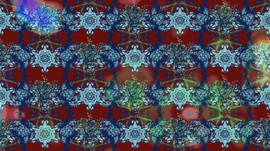 Karalama çiçeği. Zentangle soyut çiçekleri. Raster illüstrasyonu. Güzel kumaş deseni. Renkli Bahar Teması eskiz kalıbı. Düz Çiçek Elementleri Tasarımı.