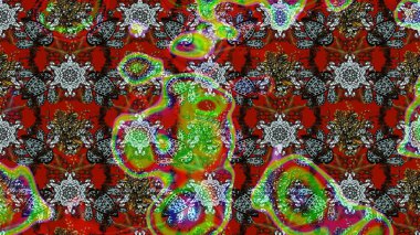 Raster çiçek izi. Raster Yumuşak kumaş deseni. Çiçek eskiz deseni. Klasik taslak çizimi.