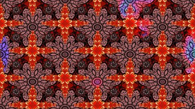 Modern gösterişli arka plan duvar kağıdı illüstrasyonları, klasik çizgiler, desenli desenli çiçekler, çiçekli süsler. Çiçekli el çizimi çizimi deseni.