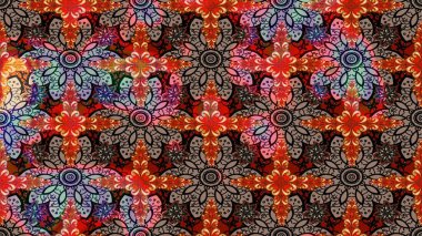 Raster illüstrasyonu. Renkli Bahar Teması eskiz kalıbı. Renkli çiçek buketi suluboya. Düz Çiçek Elementleri Tasarımı.