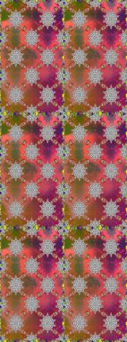 Çiçekli, suluboya desenli kusursuz çiçek deseni. Süslü kumaş deseni. Raster deseni.