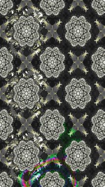 Bright floral collage blossom flowers gray. Amazing collage paradise style for floral design. Blossom lilies sketch background.