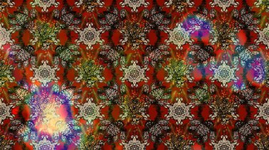 Raster - stok. Kahverengi çiçekli eskiz deseni, suluboya çiçek deseni, sevimli çiçek, duvar kağıdı, kart veya kumaş için fayanslı.