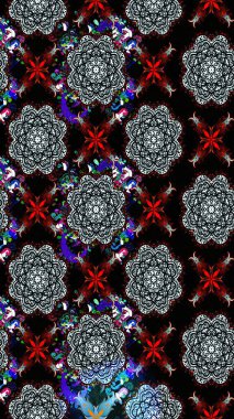 Küçük çiçekte güzel bir desen. Robot resim. Motley illüstrasyonu. Küçük renkli çiçekler. Çiçekli bahar çiçekleri. Moda baskıları için zarif bir şablon.