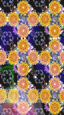 Elle boyanmış suluboya resim çizimleri, çiçekler ve bitkiler. Sarı renkte çiçekler.