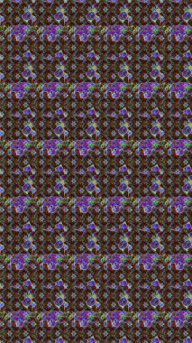 Kahverengi renkli çiçekler. Raster düz çiçek çizim deseni. Tasarım hediye paketi, tebrik kartları, posterler ve afiş tasarımı.