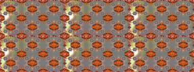 Hediye ambalaj kağıdı, tebrik kartları, posterler ve pankart tasarımı. Raster düz çiçekleri pürüzsüz desen. Gri ve kahverengi renkte çiçekler.