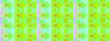 Renkli çizim kalıbı. Çiçek arkaplan. Çiçek duvar kâğıdı. Raster illüstrasyonu. Yeşil ve nötr renklerde şirin tekstil.