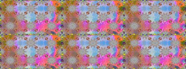 El yapımı çiçek ve bitki koleksiyonu. Şirin karalama çiçekleri olan kusursuz çiçek desenleri. Raster illüstrasyonu. Çizim stili gri ve nötr renklerde. Raster illüstrasyonu.