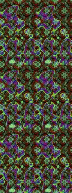 Süslü zentangle çizim dokusu, soyut çiçeklerle süslenmiş. Çiçek deseni duvar kağıdı, desen dolguları ve web sayfası arka planı için kullanılabilir. Şekillendirilmiş çiçekli çizim deseni.