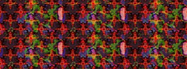 Çiçekli zambakların eskiz geçmişi. Parlak çiçekli kolaj çiçekleri kahverengi ve siyah. Çiçek tasarımı için inanılmaz kolaj cennet tarzı..