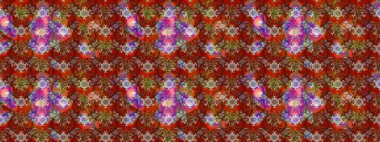 Şirin çiçekli, desenli, kahverengi renkli bir eskiz deseni. Tekstil için suluboya eskiz deseni. El çizimi çiçek çizimi deseni (fayans)).