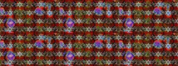 Raster illüstrasyonu. Kahverengi renkli çiçekler. Tropikal çizim çiçek deseni.