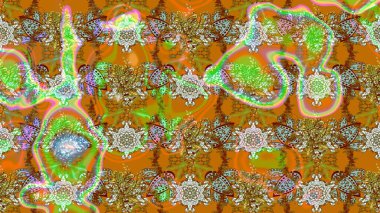 Renkli Bahar Teması eskiz kalıbı. Düz Çiçek Elementleri Tasarımı. Parlak arkaplan eskiz desenli çiçekli fantezi tasarımı.