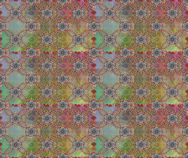 Küçük çiçekte güzel bir desen. Kusursuz. Çiçekli yaz çiçekleri. Moda baskıları için zarif bir şablon. Küçük renkli çiçekler. Motley illüstrasyonu.