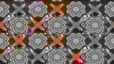 Karalama çiçekleri çizim kalıbı. Sanat, çiçek tarzına ilham verir ve arka plan bırakır. Raster deseni. Gri el çizimi desen.