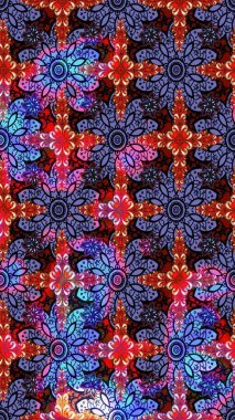 Eskiz klasiği. Raster Şirin kumaş deseni. Düz Çiçek Elementleri Tasarımı. Renkli Bahar Teması çizim şablonu.