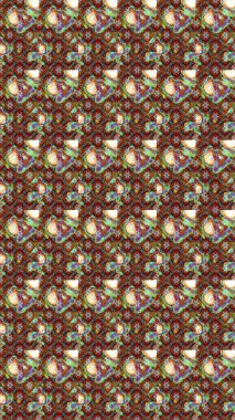 Vadinin gri renkli çiçekleri. Çiçeksel çizim kalıbının çizimi.