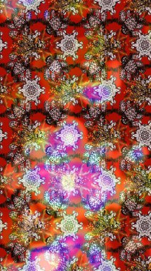 Eskiz klasiği. Renkli Bahar Teması eskiz kalıbı. Düz Çiçek Elementleri Tasarımı. Raster Şirin kumaş deseni.