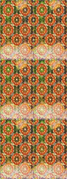 Klasik klasik klasik arka plan. Klasik raster sarısı, kusursuz desen. Kahverengi renklerde, altın elementlerle kusursuz desen. Geleneksel oryantasyon süsü.