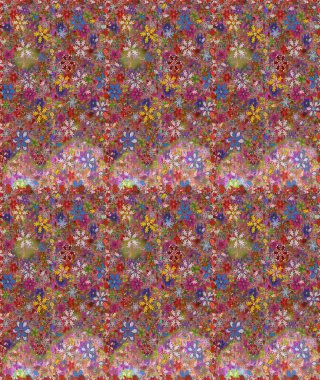 Kahverengi ve pembe renkli çiçekler. Yumuşak, bahar çiçekli arka plan. Raster çiçek desenli ve çiçekli..