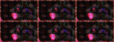 Arkaplan dokusu, duvar kağıdı, siyah ve gri renkli çiçek teması. Soyut etnik raster kusursuz desen. Kabile sanatı boho baskısı, klasik çiçek arkaplanı.