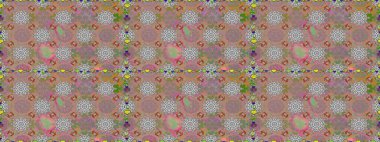 Küçük çiçekteki sevimli çiçek deseni. Tarafsız ve gri renklerde yaz çiçekleri. Raster deseni. Raster illüstrasyonu.