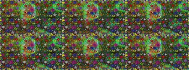 Çiçeğin suluboya çizimlerinin mükemmel deseni. Suluboya kusursuz desen. Raster illüstrasyonu. Moda baskısı. Dekorasyon ve tasarım için güzel bir desen. Eski.