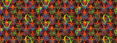 Siyah ve kahverengi renkler üzerine çiçek desenli eskiz, el yapımı papatyalar, papatyalar. Tekrarlayan çiçek arkaplanı, zarif siyah ve kahverengi çiçek duvar kağıdı.