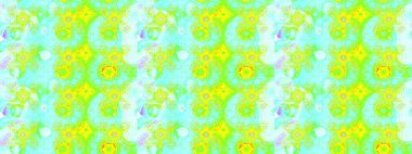 Anti-stres için soyut örnek sayfası. Yeşil renklerde. Raster illüstrasyonu.