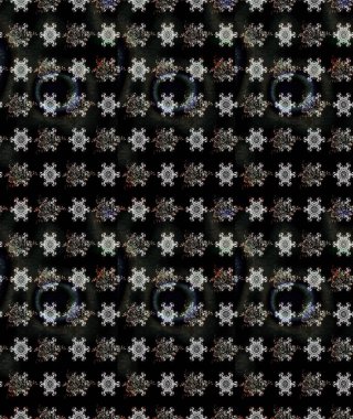 Bahar mevsimi. Siyah renkli çiçekler. Nazik romantik baskı. Raster güzel bir çiçek deseni çizmiş. Tatil havası..