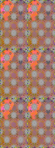 Çiçeksiz desenli arka plan. Kahverengi ve gri renkli çiçekler. Tişört baskısı için çiçek boyama rasteriName.