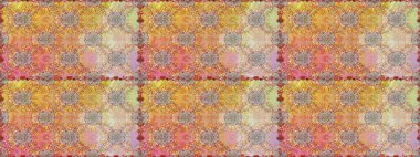 Küçük çiçekteki sevimli çiçek deseni. Raster illüstrasyonu. Güzel kumaş deseni. Güzel karalama çiçekleri olan kusursuz çiçek deseni..