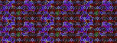 Mor ve kahverengi renkte güzel çiçekli eskiz deseni, suluboya çiçek deseni, duvar kağıdı, kart veya kumaş için fayanslı. Raster..