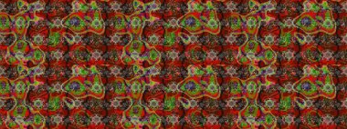 Gömlek, arka plan modelini çiz. Tropik çiçekler. Kahverengi ve kırmızı renkte çiçekler.