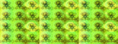 Parlak renkli çiçekleri ve yeşil ve sarı renkte yaprakları olan harika bir çiçek deseni. Moda baskıları için zarif bir şablon. Modern çiçek arkaplanı. Halk stili.