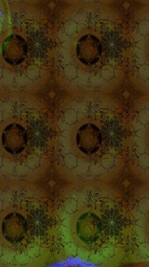 El yapımı çiçek ve bitki koleksiyonu. Raster illüstrasyonu. Eskiz tarzı kahverengi ve yeşil renklerde. Raster illüstrasyonu. Şirin karalamalı çiçek deseni çiz..