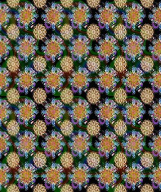 Simple cute pattern in small-scale flowers. Raster illustration. Floral sketch background for textile or book covers, manufacturing, wallpapers, print, gift wrap and scrapbooking.