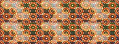 Turuncu renklerde altın desenli, altın elementli. Kusursuz altın desen. Raster doğulu süsü.