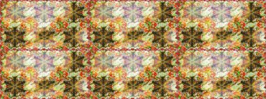 Altın çiçekli, pürüzsüz desen. Barok tarzında altın çiçekli süs. Tarafsız renklerde altın element. Damask arkaplanı.