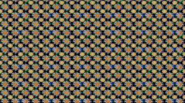 Küçük çiçekteki sevimli çiçek deseni. Modaya uygun kumaş deseni. Tony 'nin kumaş kalıbını çiz. Raster illüstrasyonu.