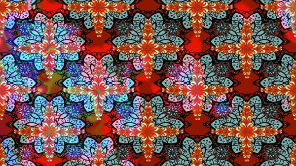 Düğün davetiyeleri için çiçek deseni, tebrik kartları, hatıra defteri, baskı, hediye paketi, imalat. Düzenlenebilir. Suluboya tarzında mavi ve kırmızı çiçekli zarif çizim deseni, tasarım elementleri.