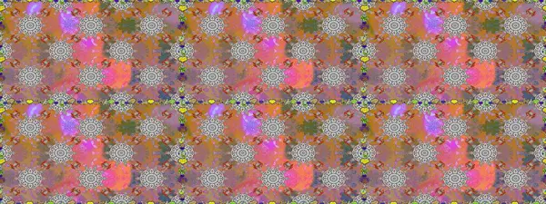 Raster illüstrasyonu. Çiçekli karalama şeklinde Raster çiçek deseni. Gri ve kahverengi renkte yaz çiçekleri.