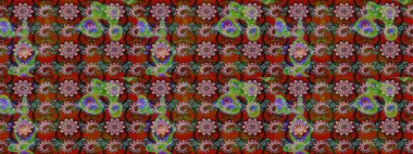 Çiçek deseni. Raster güzel kumaş deseni çiziyor. Renkli Bahar Teması eskiz kalıbı. Düz Çiçek Elementleri Tasarımı.