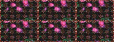 Küçük çiçekteki sevimli çiçek deseni. Güzel kumaş deseni. Güzel karalama çiçekleri olan kusursuz çiçek desenleri. Raster illüstrasyonu.